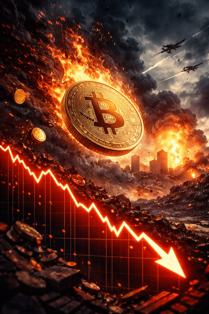 BTC Price Drops as Iran-Israel Conflict Sparks Crypto Market Panic